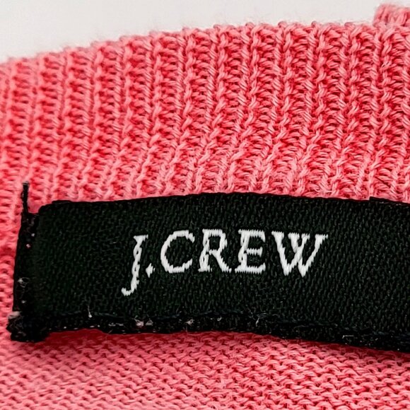J.Crew Womens Pink V-Neck Long Sleeve Knit Sweater - Picture 6 of 8